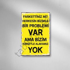 Retro Ahşap Poster