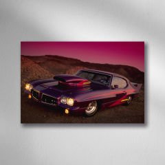 Pontiac Lemans Retro Araba Tablo