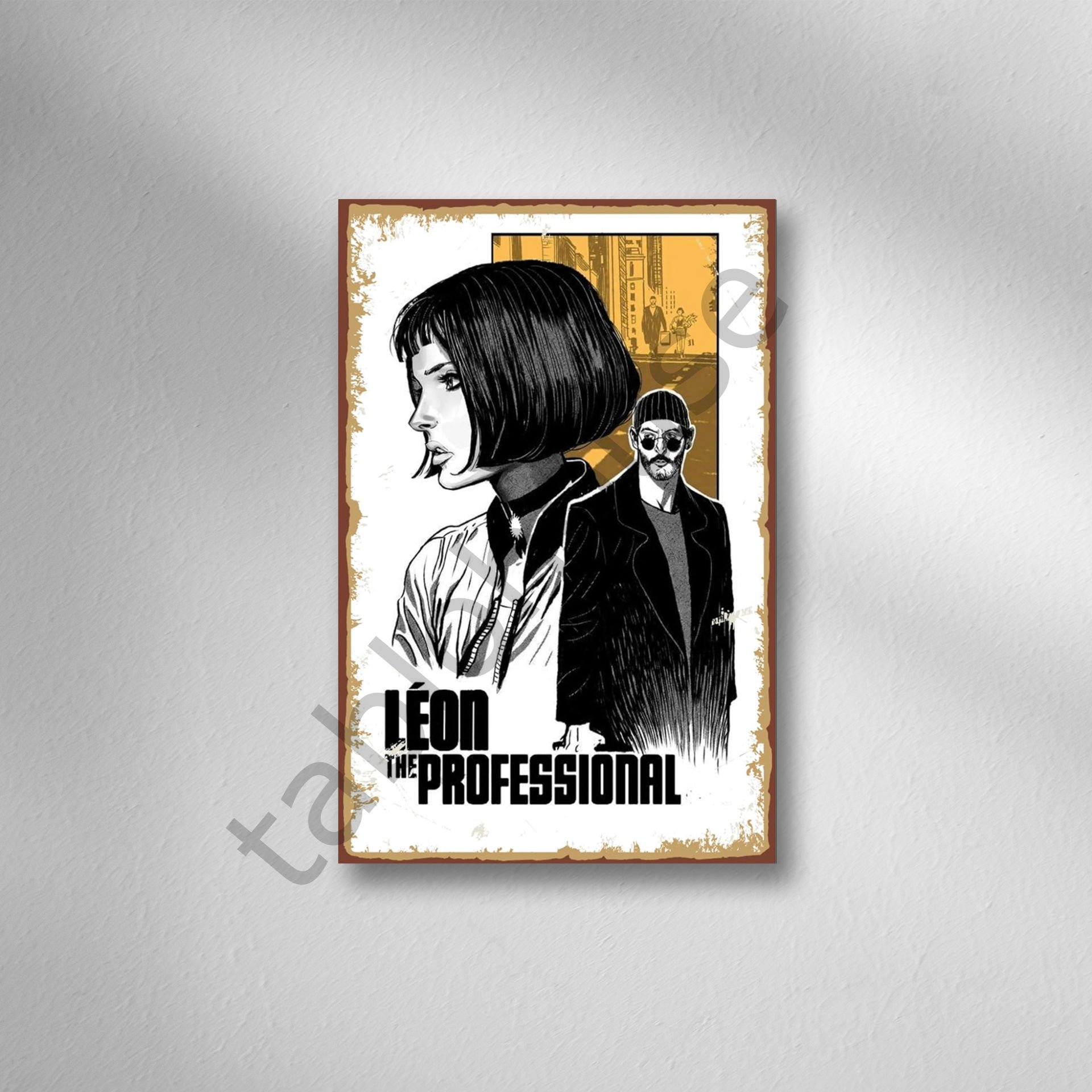 Retro Ahşap Poster