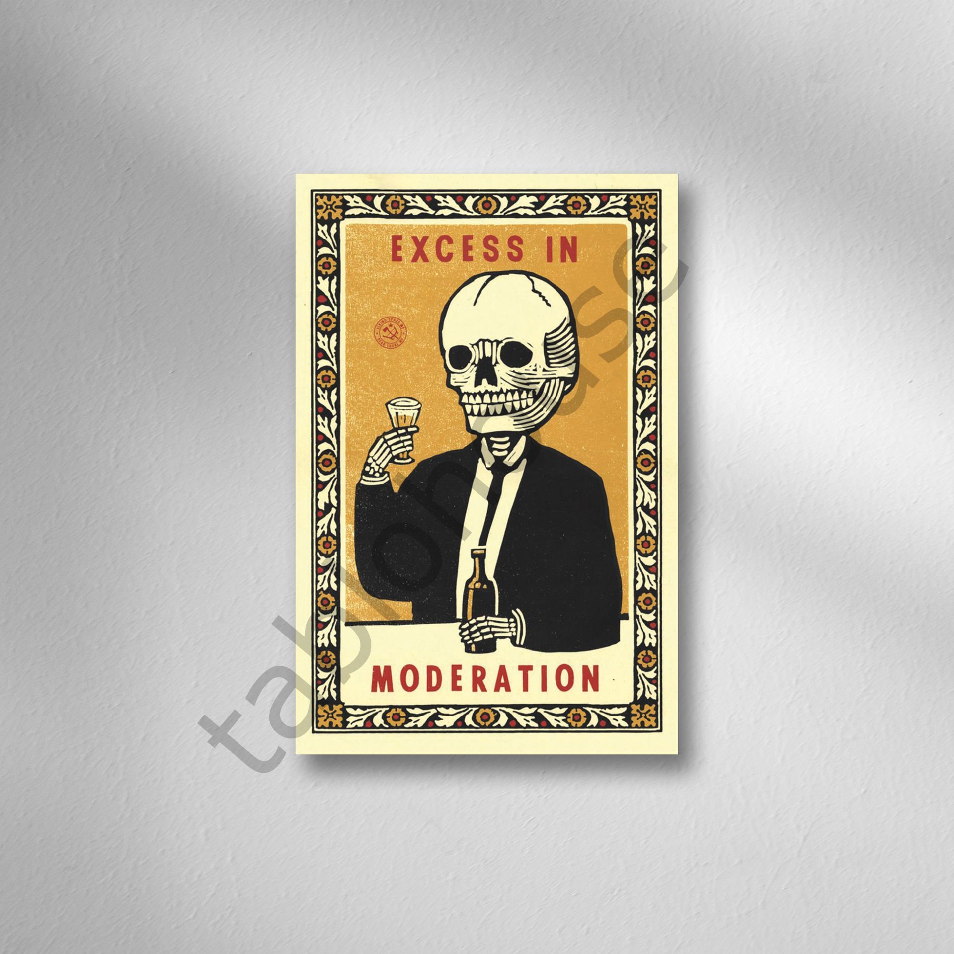 Retro Ahşap Poster