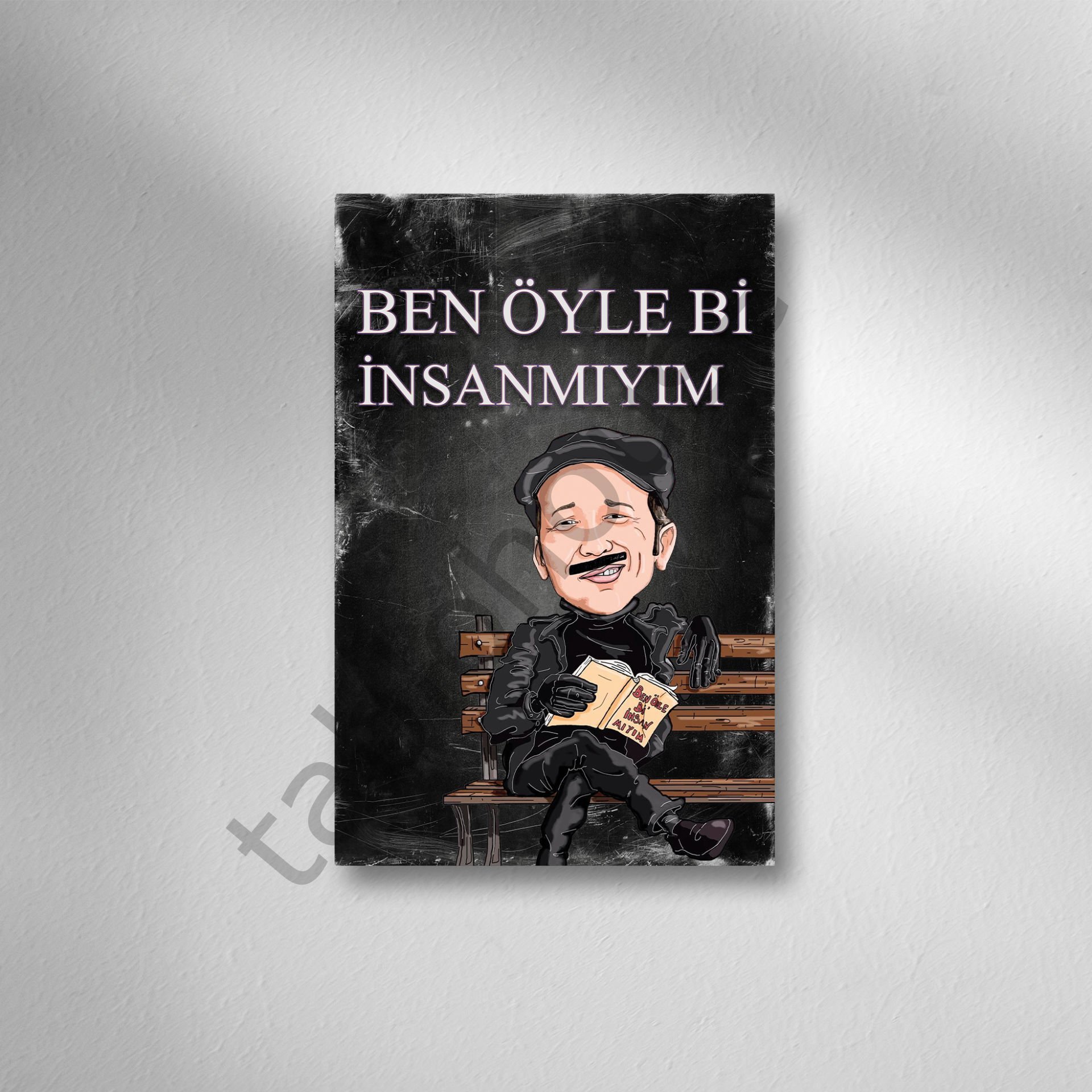 Retro Ahşap Poster