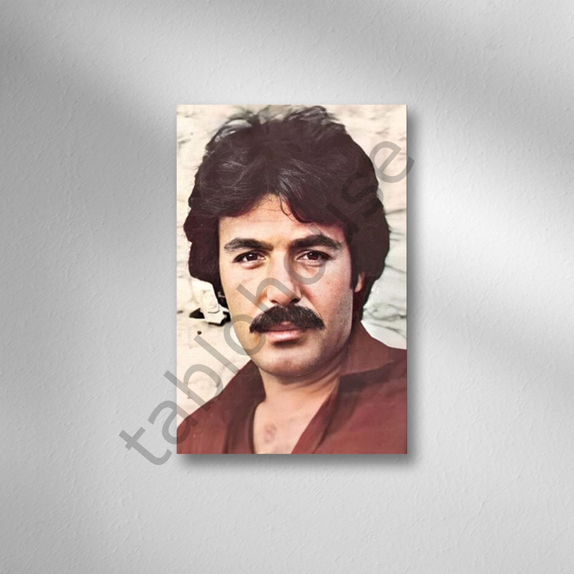 Ferdi Tayfur Retro Ahşap Poster