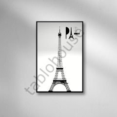Paris Retro Ahşap Poster