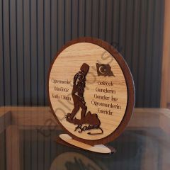 Öğretmenler Günü Ahşap Plaket
