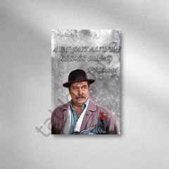 Retro Ahşap Poster