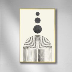 Boho Soyut Geometrik Tablo