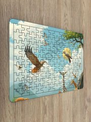 Çocuk Ahşap Puzzle mobilya