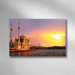 Ortaköy Camii Manzara Tablo