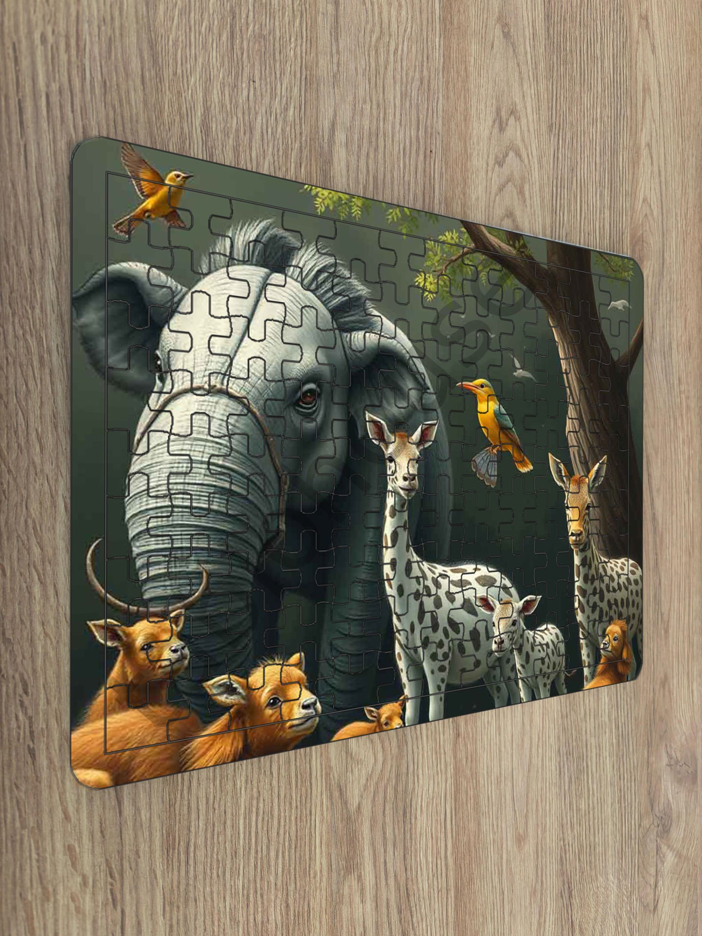 Çocuk Ahşap Puzzle mobilya