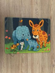 Çocuk Ahşap Puzzle mobilya