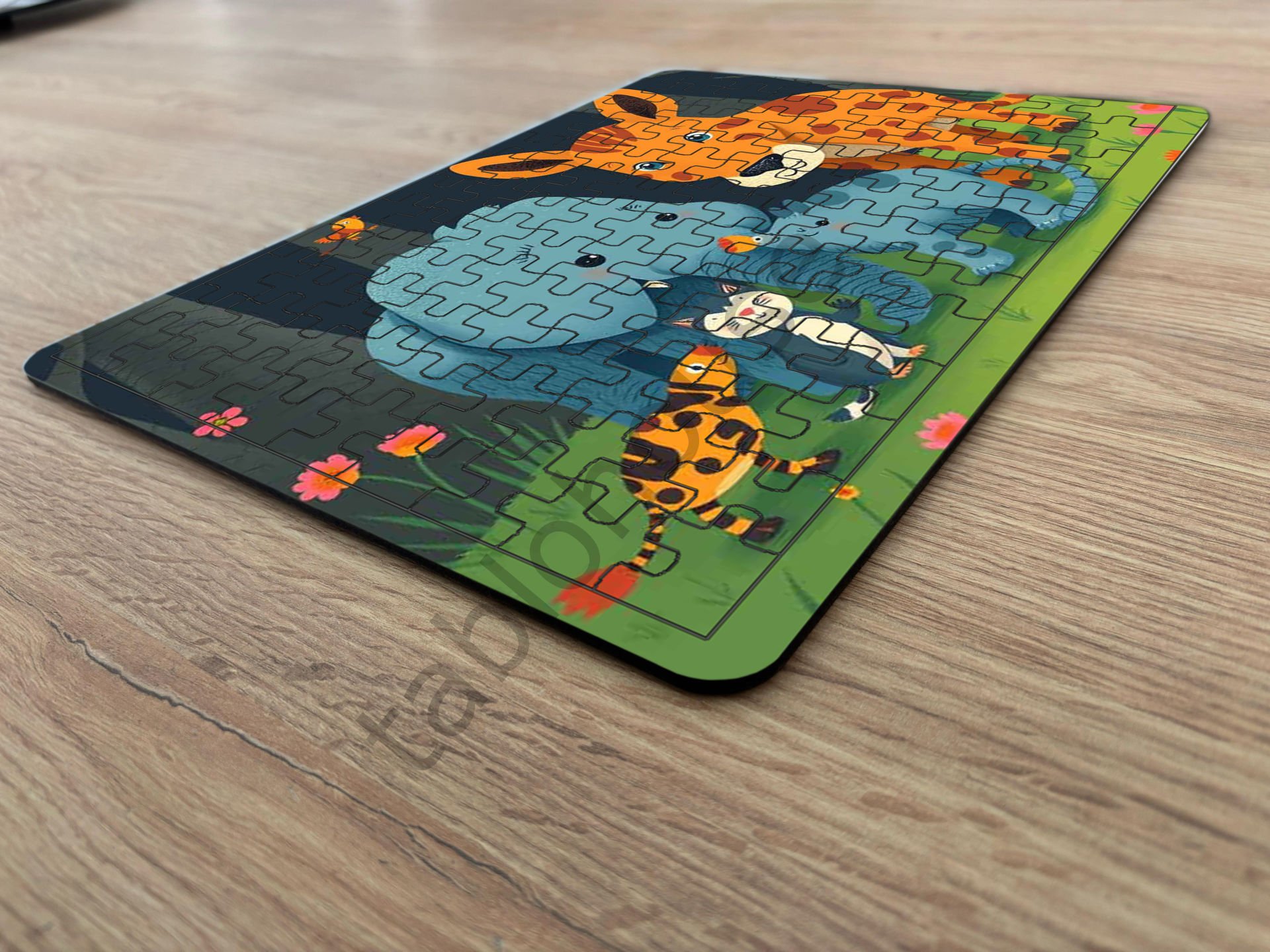 Çocuk Ahşap Puzzle mobilya