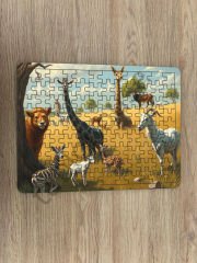 Çocuk Ahşap Puzzle mobilya
