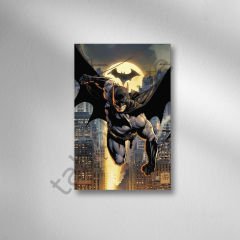 Batman Retro Ahşap Poster