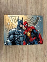 Spiderman Batman Çocuk Ahşap Puzzle mobilya