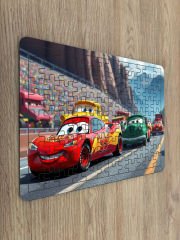 Şimşek Mcqueen Çocuk Ahşap Puzzle mobilya