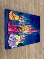 Prensesler Çocuk Ahşap Puzzle mobilya