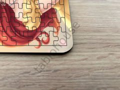 Prensesler Çocuk Ahşap Puzzle mobilya