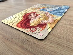 Prensesler Çocuk Ahşap Puzzle mobilya