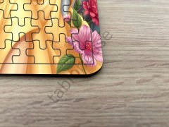Prensesler Çocuk Ahşap Puzzle  mobilya