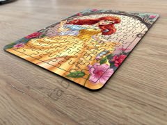 Prensesler Çocuk Ahşap Puzzle  mobilya