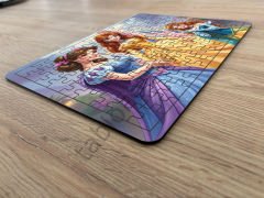 Prensesler Çocuk Ahşap Puzzle  mobilya