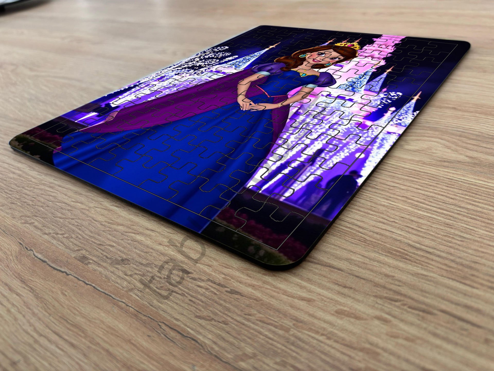 Prensesler Çocuk Ahşap Puzzle  mobilya