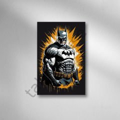 Batman Retro Ahşap Poster