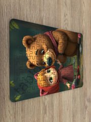 Maşa ile Koca Ayı Çocuk Ahşap Puzzle  mobilya