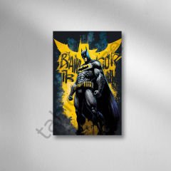 Batman Retro Ahşap Poster