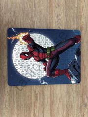 spıder man Çocuk Ahşap Puzzle  mobilya