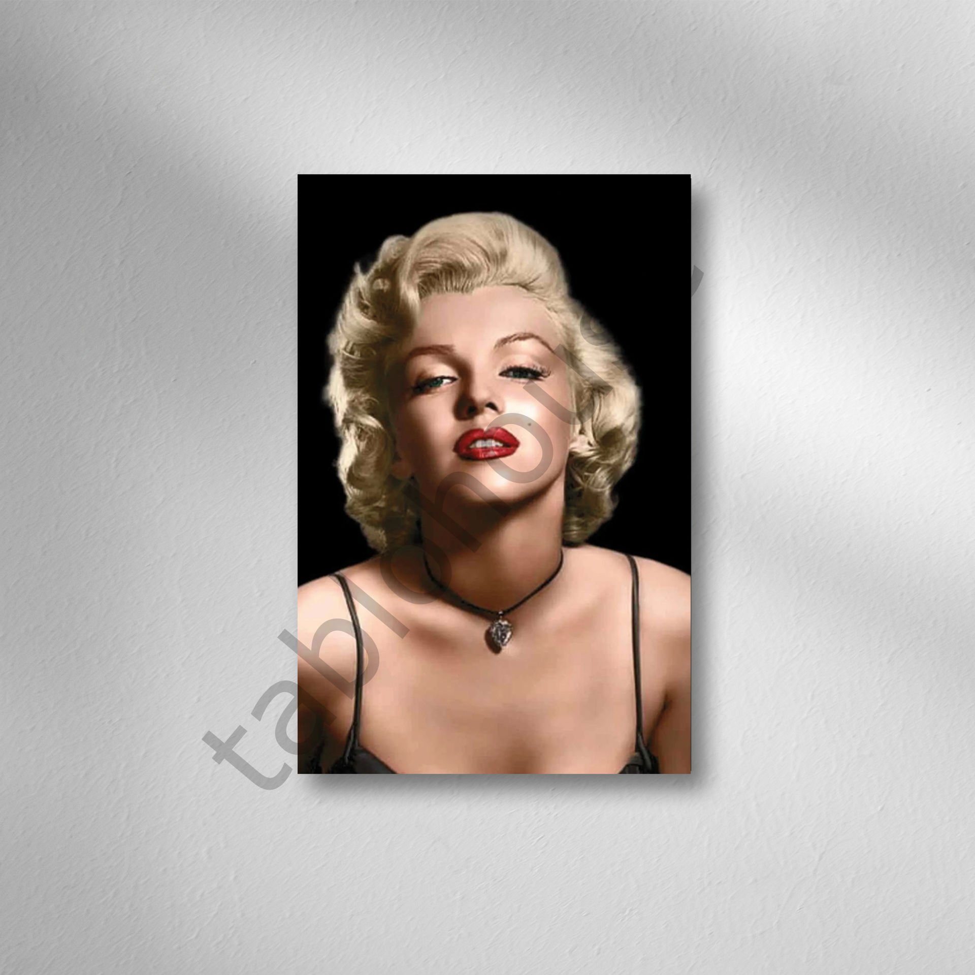 Marilyn Monroe Retro Ahşap poste