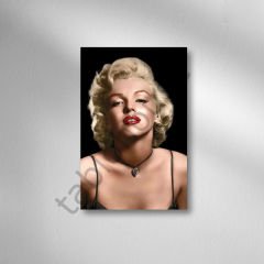 Marilyn Monroe Retro Ahşap poste
