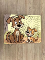 Köpek  Çocuk Ahşap Puzzle  mobilya