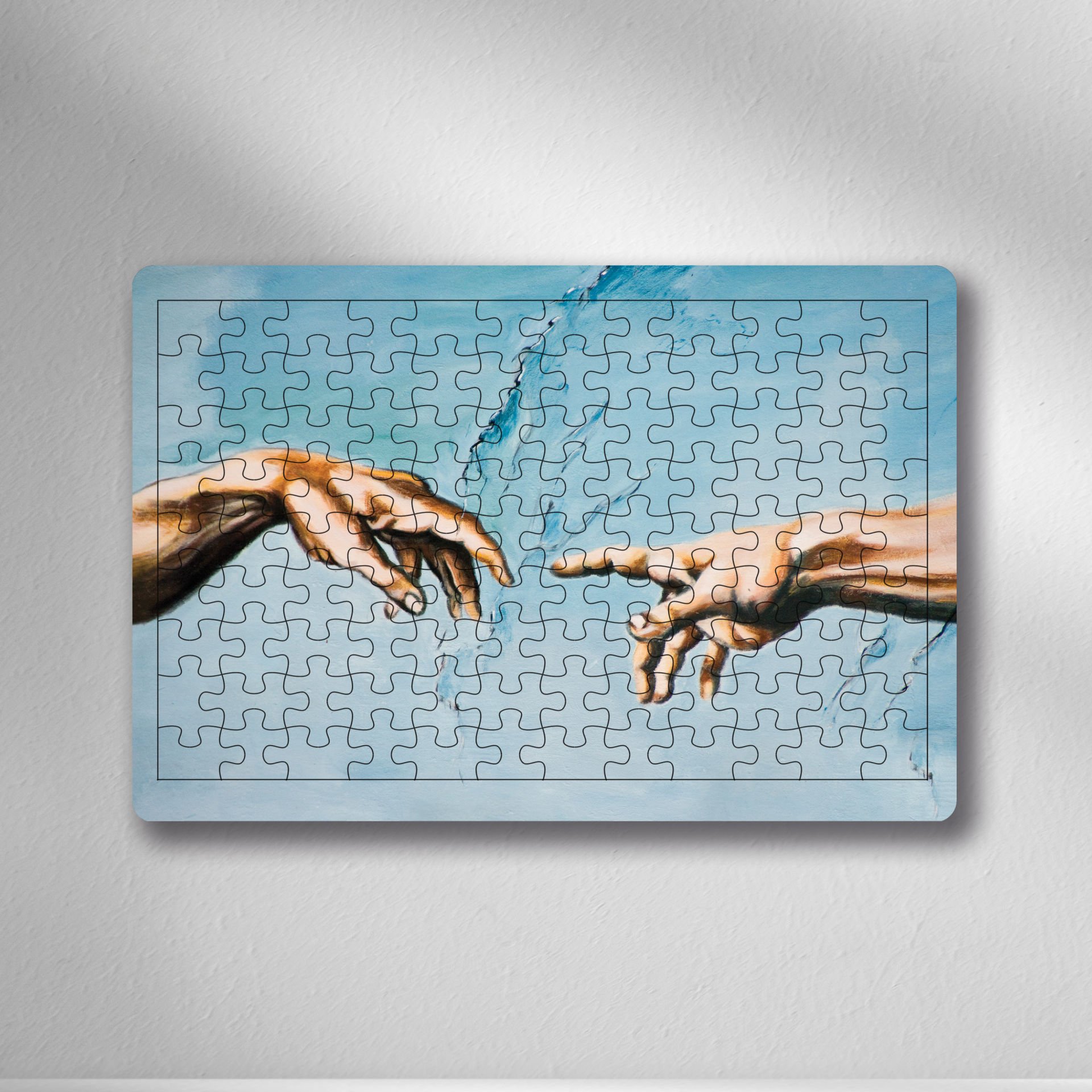Adem’in Yaratılışı Yaratılış Yeniden Doğuş Tablo Puzzle - 25*35