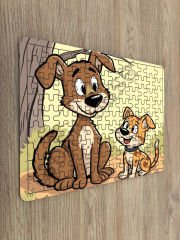 Köpek  Çocuk Ahşap Puzzle  mobilya