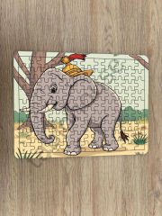 Hayvanlar  Çocuk Ahşap Puzzle  mobilya