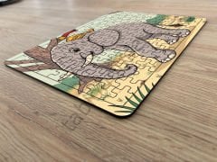 Hayvanlar  Çocuk Ahşap Puzzle  mobilya