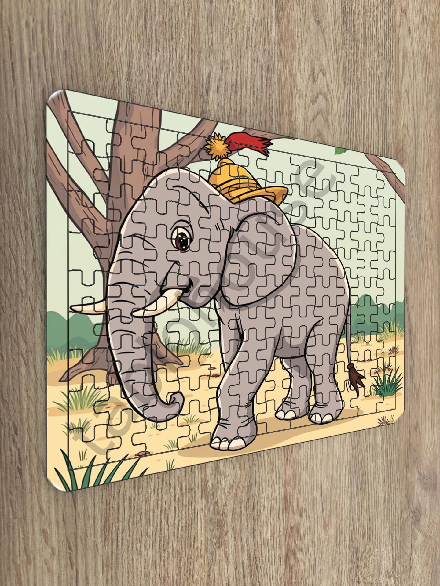 Hayvanlar  Çocuk Ahşap Puzzle  mobilya