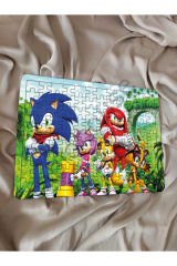 Kirpi Sonic Çocuk Ahşap Puzzle  mobilya