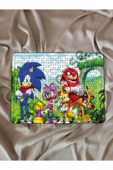 Kirpi Sonic Çocuk Ahşap Puzzle  mobilya