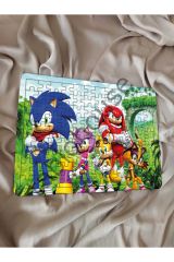 Kirpi Sonic Çocuk Ahşap Puzzle  mobilya
