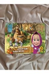 Maşa ile Koca Ayı Çocuk Ahşap Puzzle  mobilya