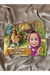 Maşa ile Koca Ayı Çocuk Ahşap Puzzle  mobilya
