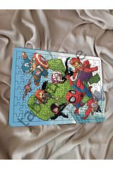 Spiderman Çocuk Ahşap Puzzle  mobilya
