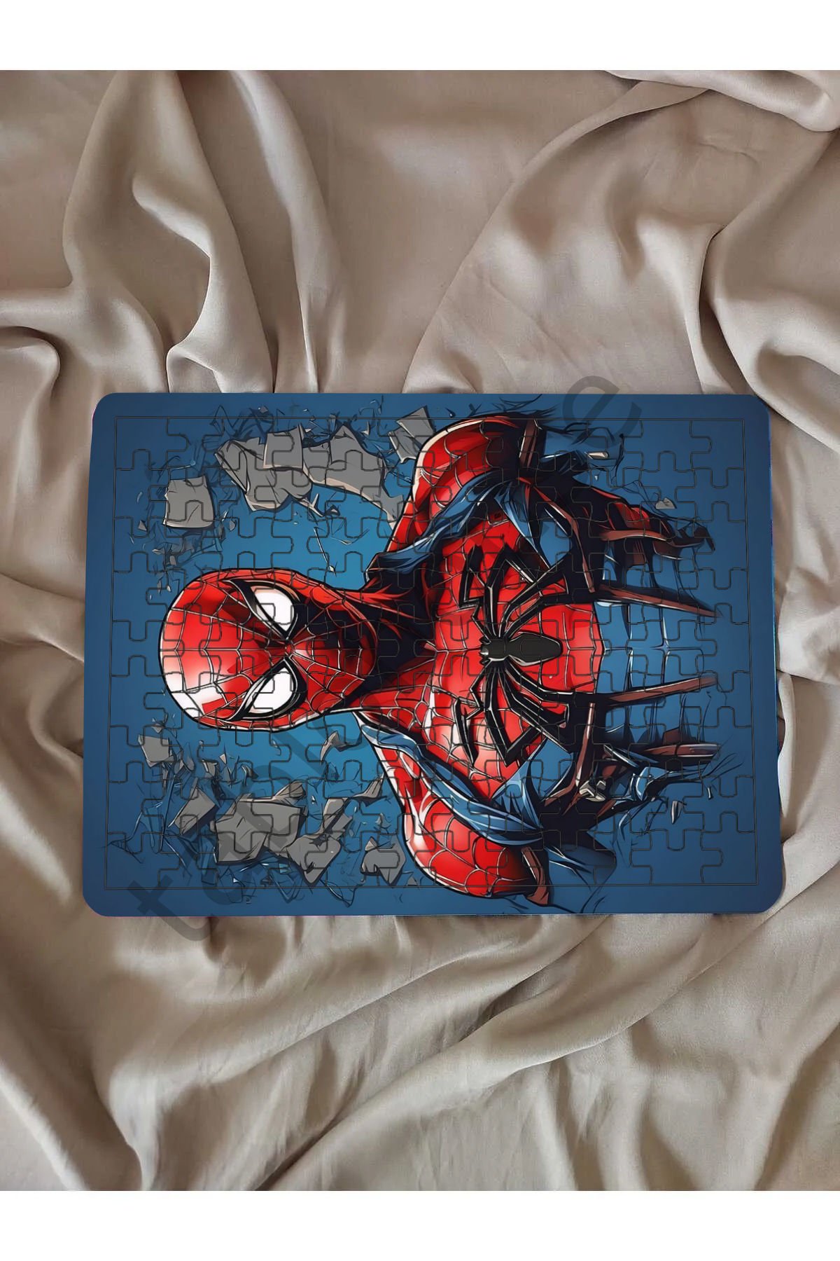 Spiderman Çocuk Ahşap Puzzle  mobilya