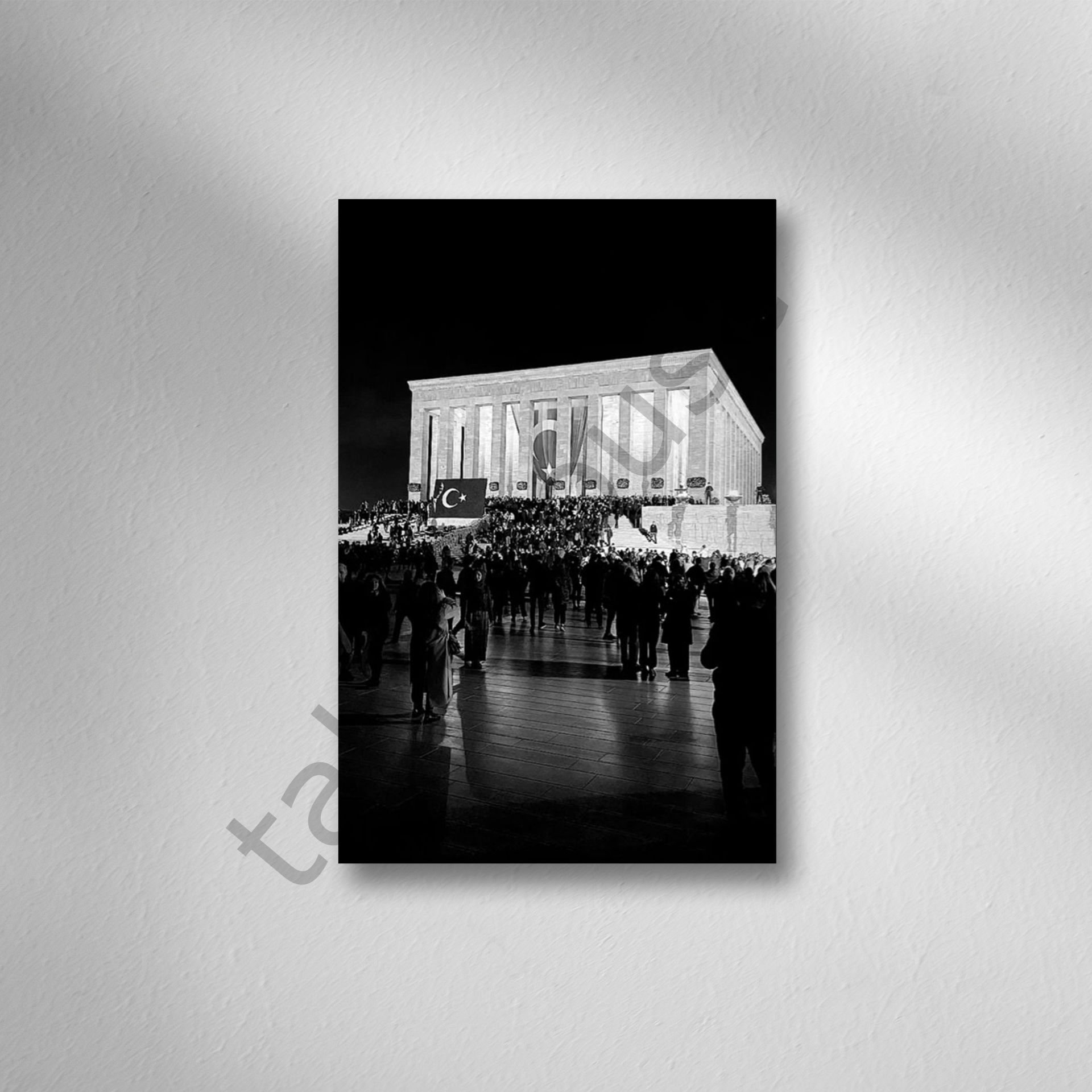 Anıtkabir  Retro Ahşap Poster