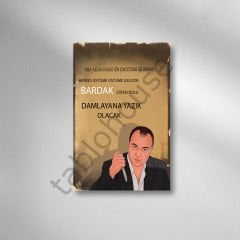 Süleyman Çakır Retro Ahşap poster