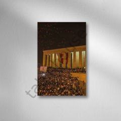 Anıtkabir  Retro Ahşap Poster