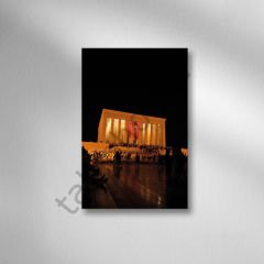 Anıtkabir  Retro Ahşap Poster