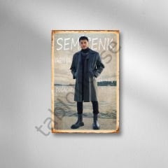 Semicenk Retro Ahşap poster